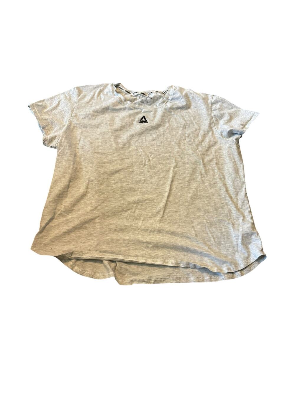 Reebok Light Gray T-Shirt Women's Size XXXL